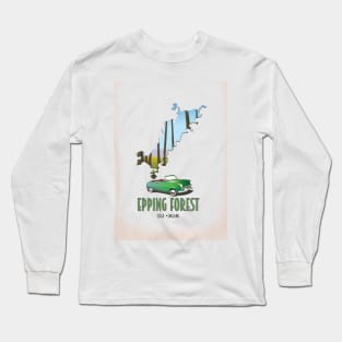 Epping Forest Essex England map Long Sleeve T-Shirt